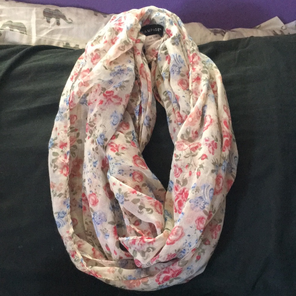 floral infinity scarf